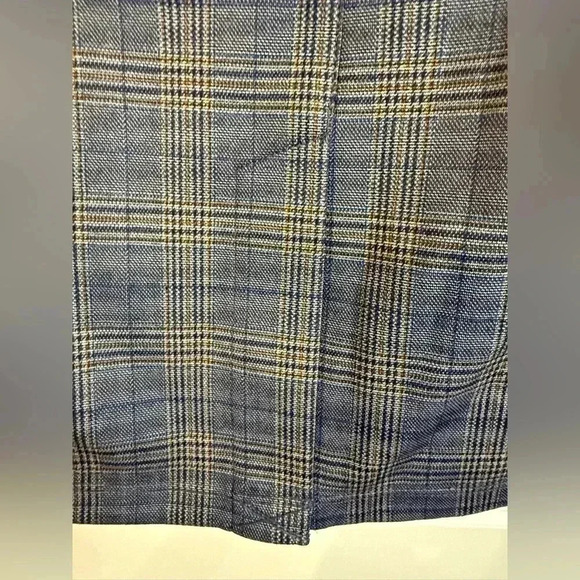 Liverpool Women’s Los Angeles Bia Plaid Knit Pencil Skirt - Size 12P - Picture 4 of 6